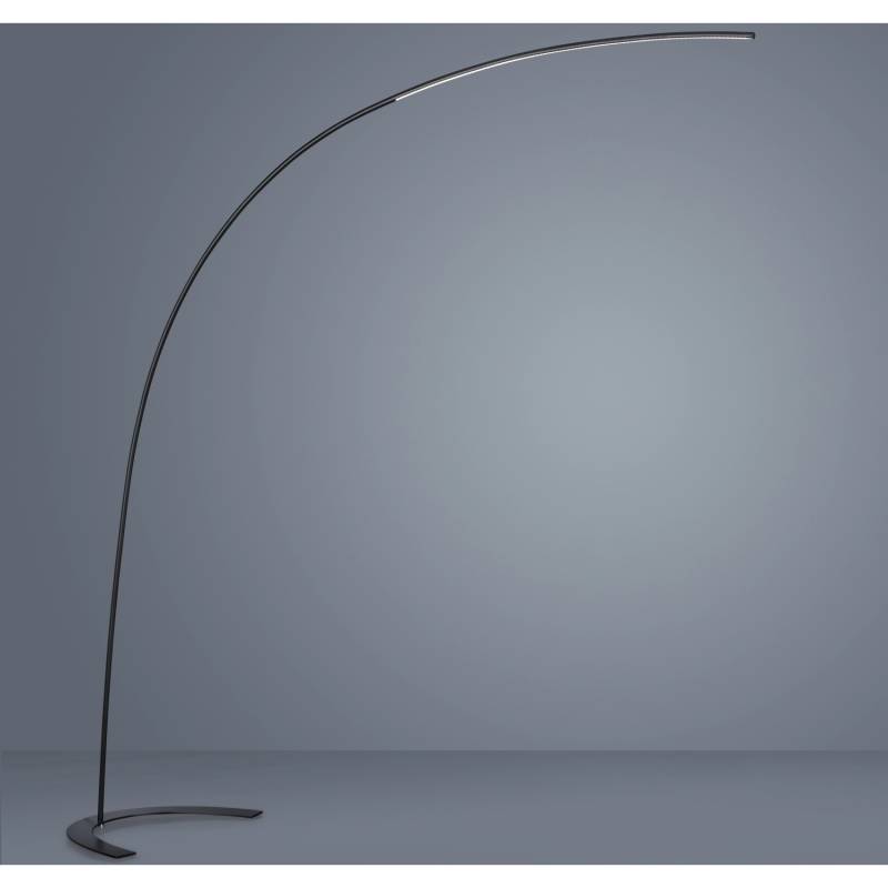 Trio LED-Stehleuchte Bogen Shanghai schwarz von Trio