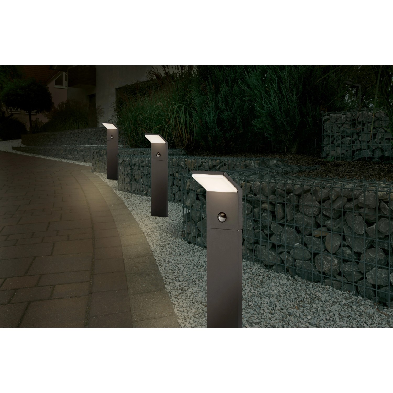 Trio LED-Stehleuchte Pearl mit Bewegungsmelder 50 cm von Trio