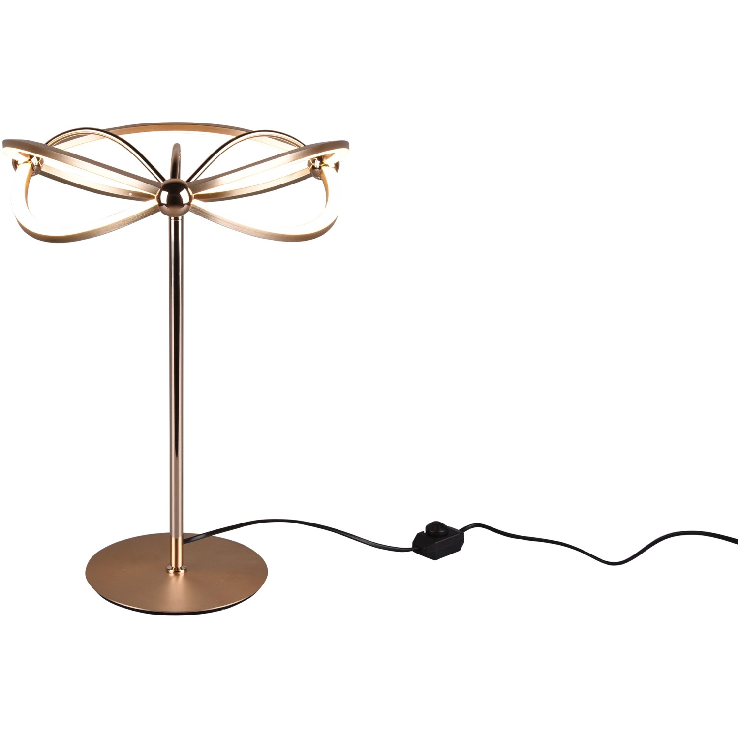 Trio LED Tischleuchte Charivari Messing matt 500 mm x 410 mm x 410 mm Trio LED Tischleuchte Charivari Messing matt 500 mm x 410 mm x 410 mm von Trio
