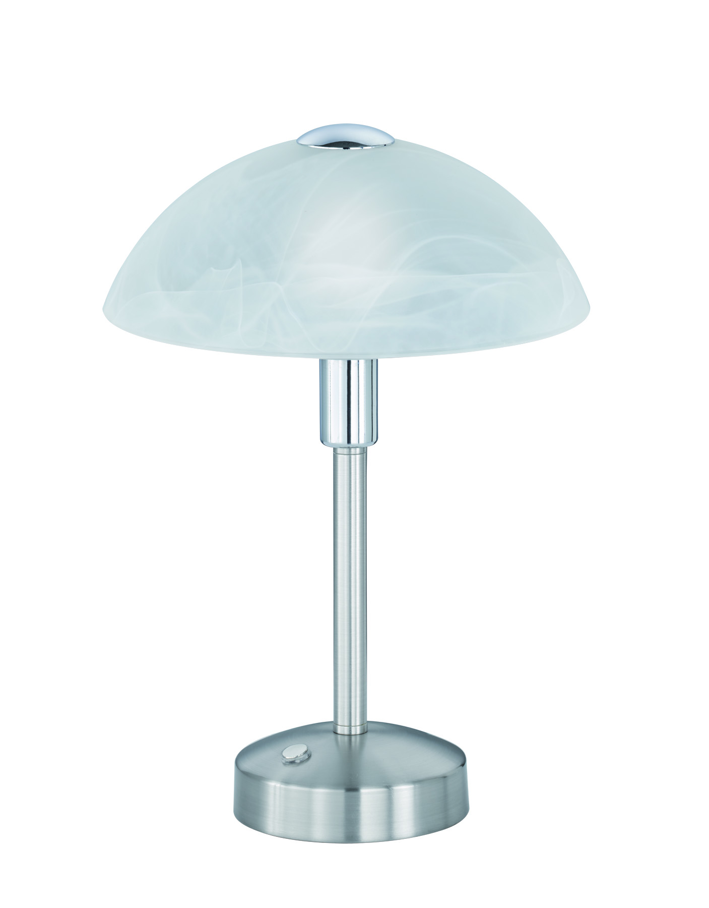 Trio LED-Tischleuchte DONNA 1-flammig in Farbe Nickel matt, Glas alabasterfarbig Trio LED-Tischleuchte DONNA 1-flammig in Farbe Nickel matt, Glas alabasterfarbig von Trio