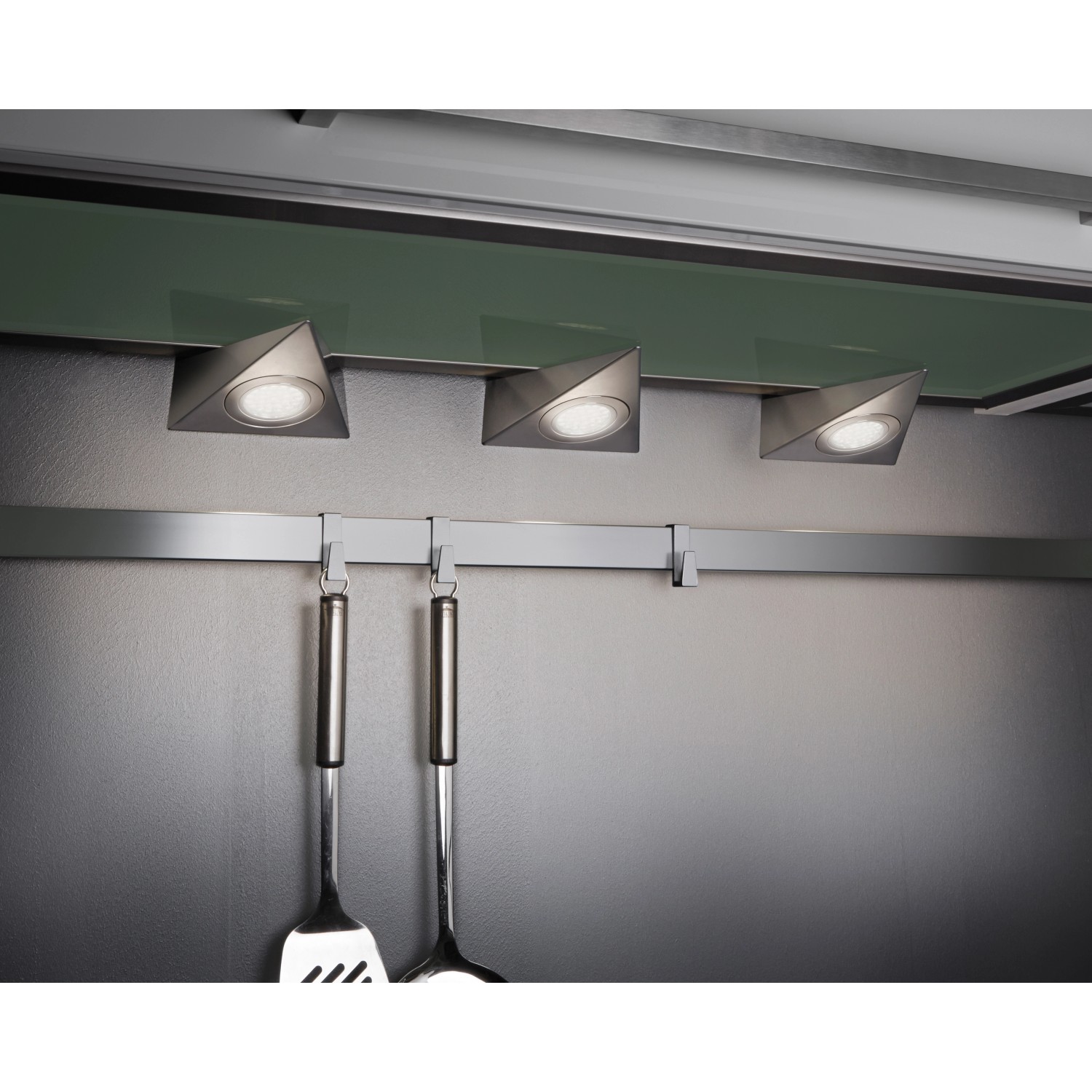 Trio LED-Unterbauleuchten 3er-Set Nickel matt Trio LED-Unterbauleuchten 3er-Set Nickel matt von Trio