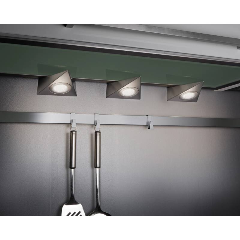 Trio LED-Unterbauleuchten 3er-Set Nickel matt von Trio