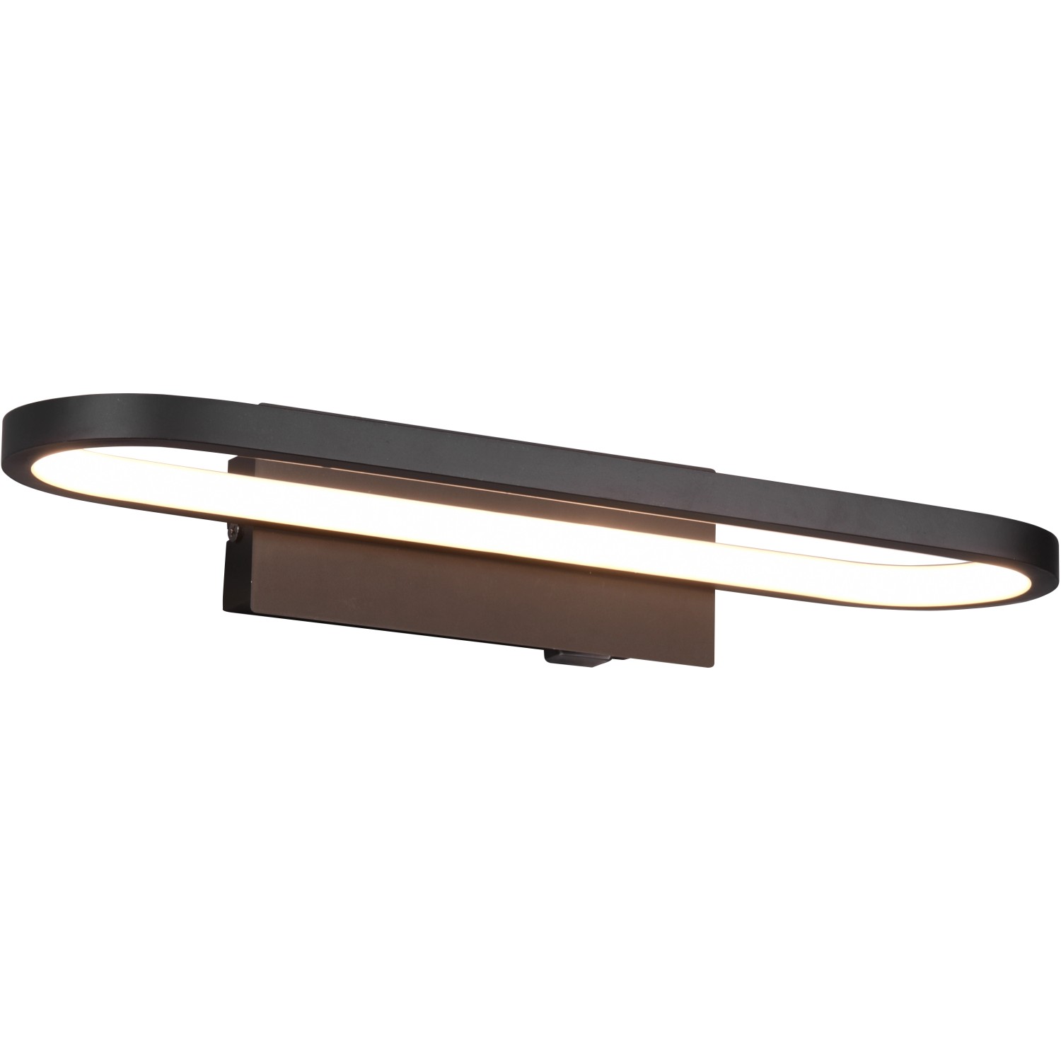 Trio LED-Wandleuchte Gianni 75 mm x 400 mm x 148 mm Schwarz Matt von Trio