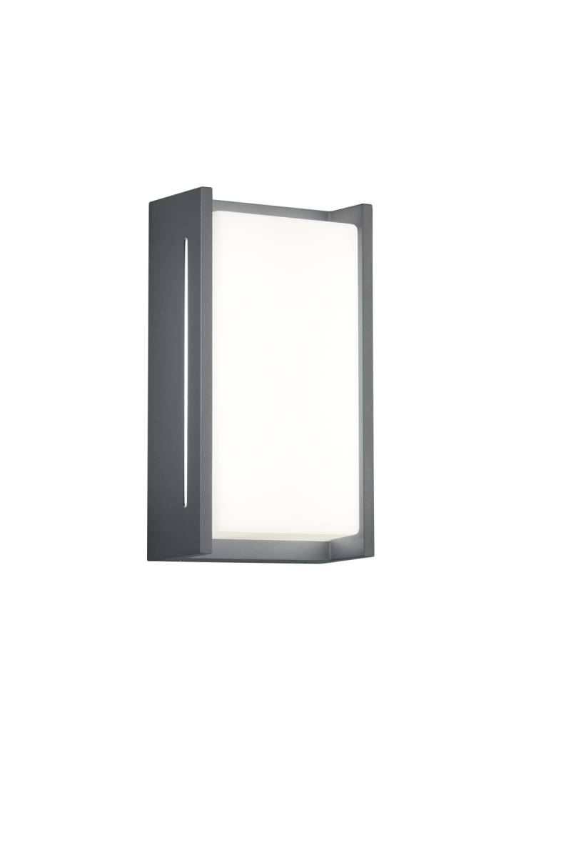 Trio LED-Wandleuchte INDUS 2-flammig in Farbe anthrazit, Glas Acryl weiß von Trio