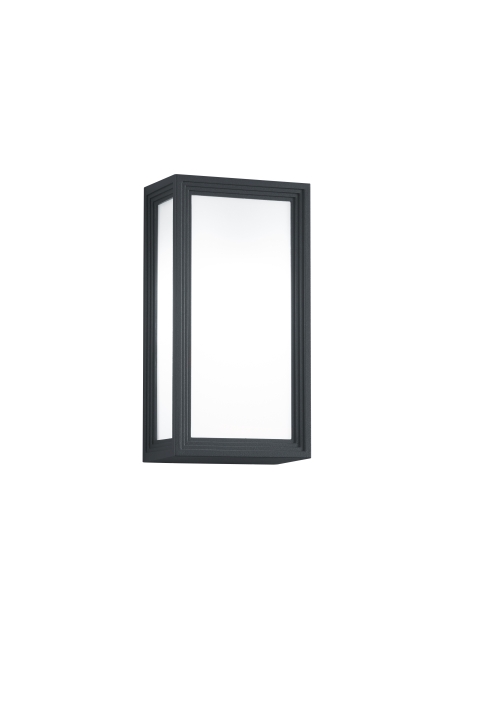 Trio LED-Wandleuchte TIMOK 1-flammig in Farbe anthrazit, Glas Kunststoff weiß von Trio