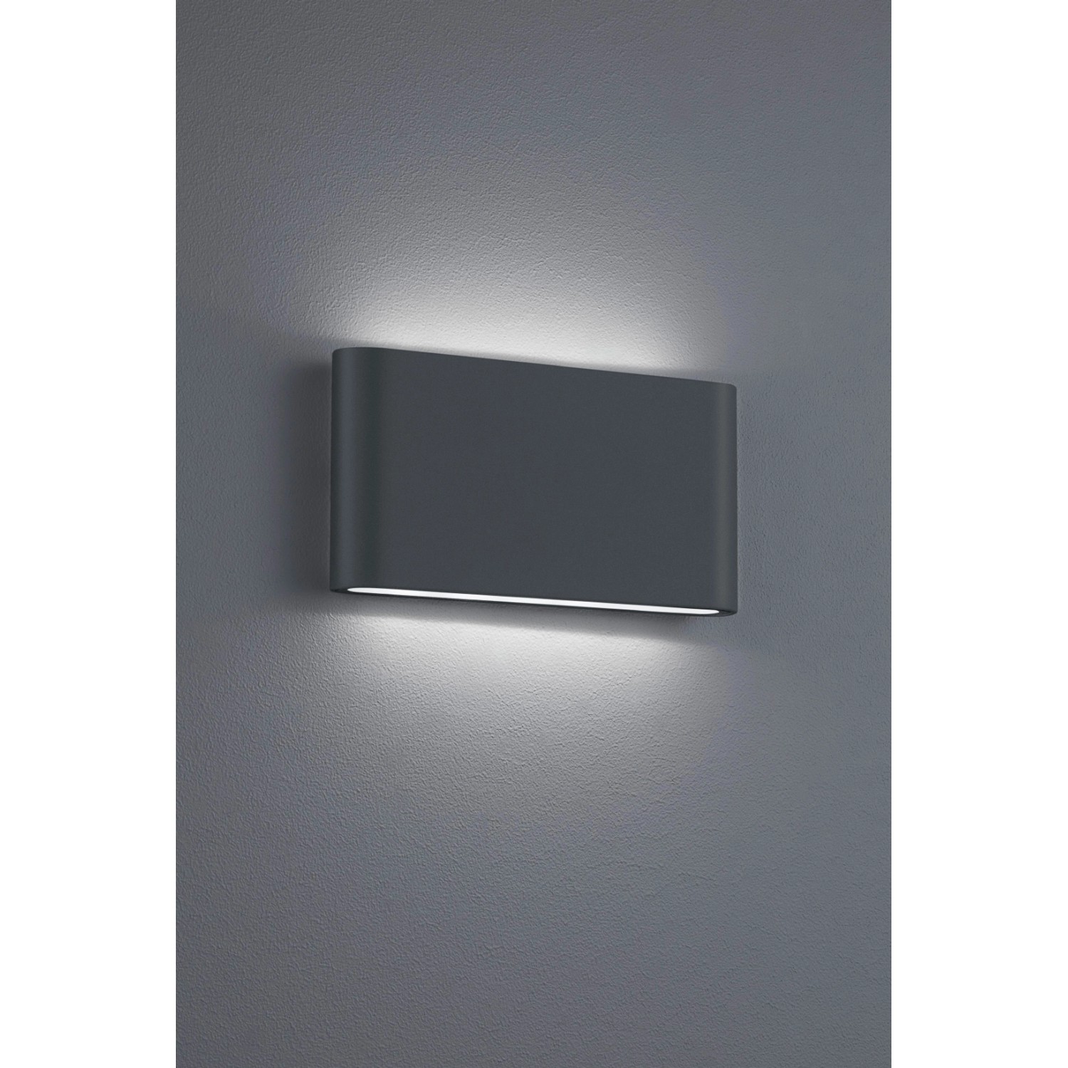 Trio LED-Wandleuchte Thames Anthrazit von Trio