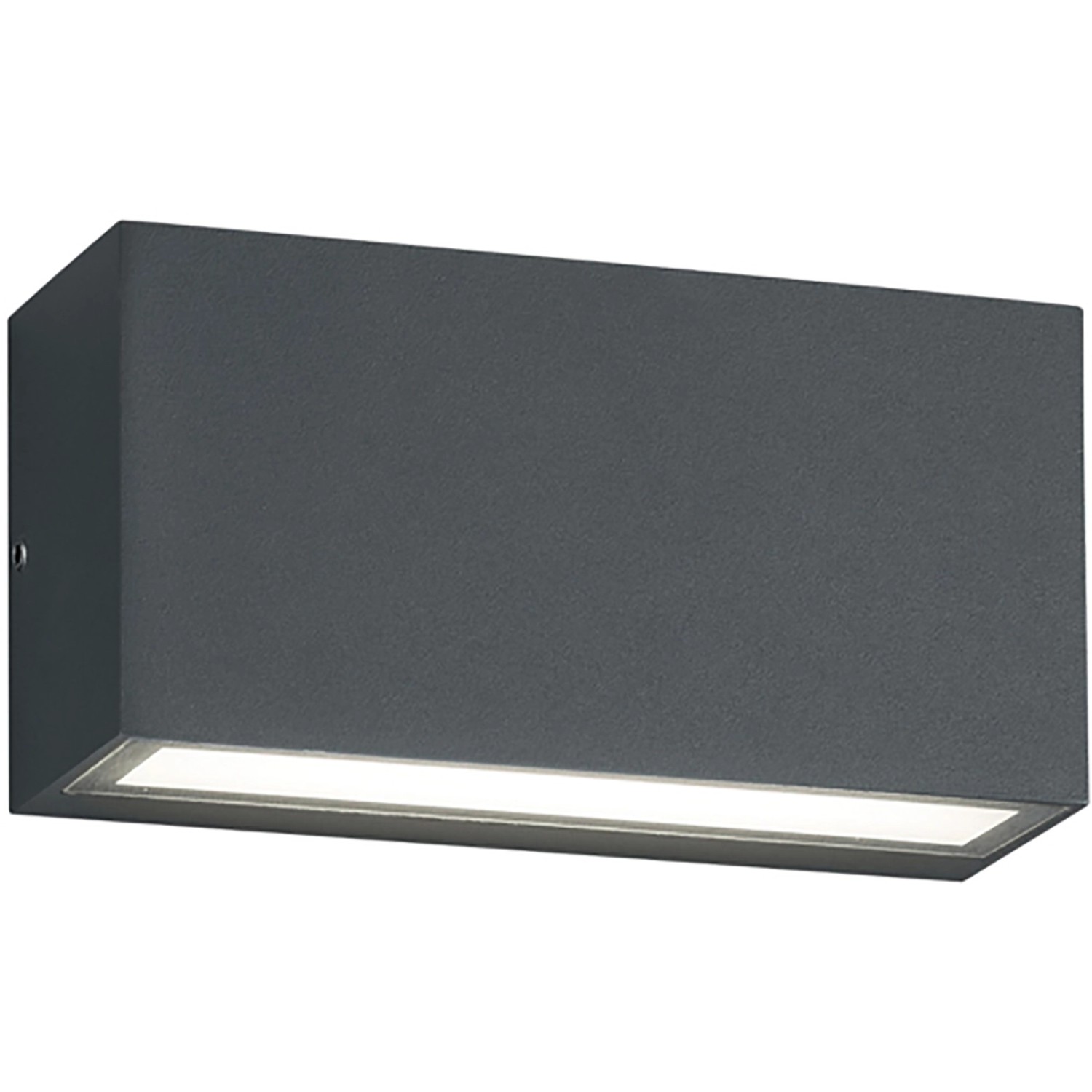 Trio LED-Wandleuchte Trent 50 mm x 140 mm x 70 mm Anthrazit von Trio