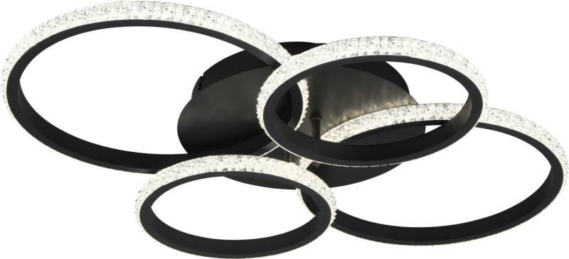 Trio Leuchten LED Deckenleuchte Cires 27W schwarz von Trio