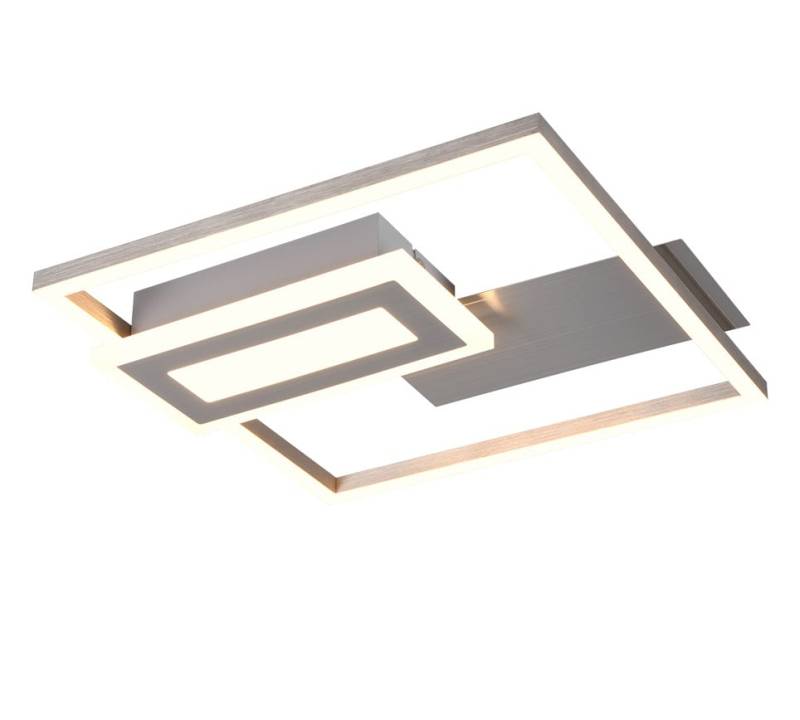 Trio Leuchten LED Deckenleuchte Spiro 22W nickel, Metall von Trio