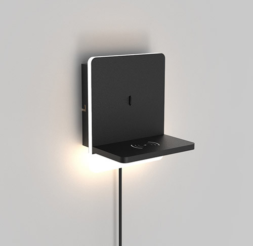 Trio Leuchten LED Wandleuchte Fairfield 9W warmweiß schwarz von Trio