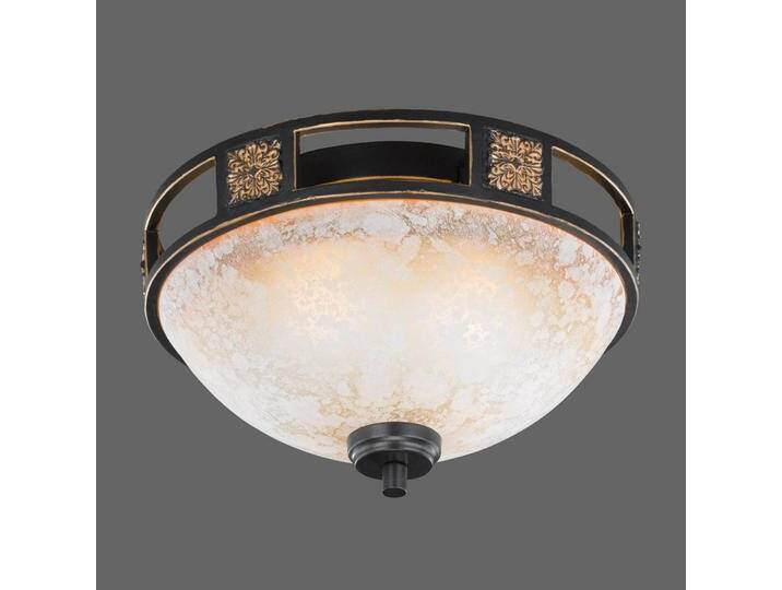 Trio Lighting Deckenlampe CAECILIA, dimmbar, creme / amber, für Wohn- / Esszimmer, Glas, Modern, Deckenlampe von Trio
