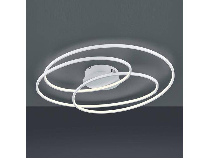 Trio Lighting LED Deckenlampe Gale, dimmbar, weiß / opal, für Wohn- / Esszimmer, Metall, Modern, LED Deckenleuchte von Trio