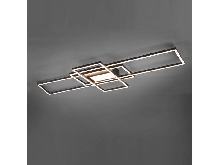 Trio Lighting LED Deckenlampe Irvine, dimmbar, schwarz, für Wohn- / Esszimmer, Metall, Modern, LED Deckenleuchte von Trio