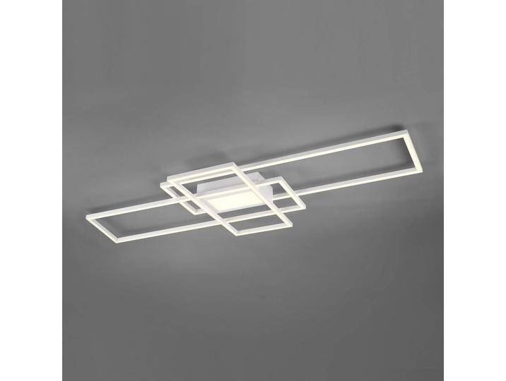 Trio Lighting LED Deckenlampe Irvine, dimmbar, weiß / opal, für Wohn- / Esszimmer, Metall, Modern, LED Deckenleuchte von Trio