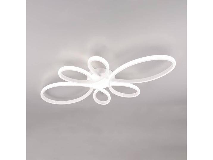 Trio Lighting LED Deckenlampe Fly, dimmbar, weiß / opal, für Wohn- / Esszimmer, Metall, Modern, LED Deckenleuchte von Trio