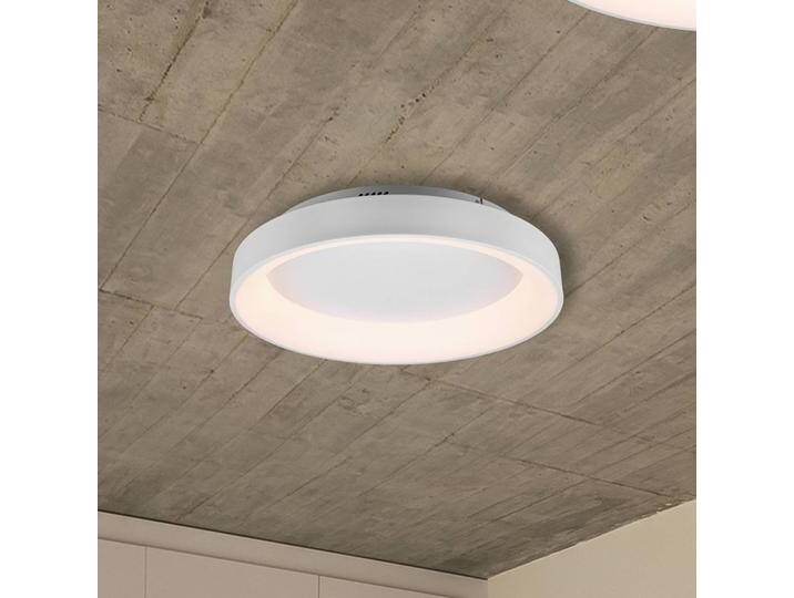 Trio Lighting LED Deckenlampe Girona, dimmbar, weiß / opal, für Wohn- / Esszimmer, Metall, Modern, LED Deckenleuchte von Trio