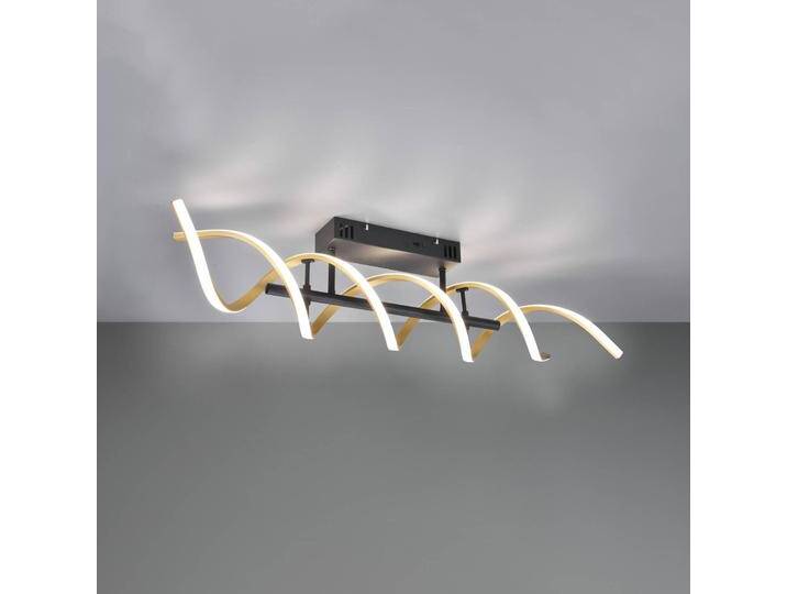 Trio Lighting LED Deckenlampe Sequence, dimmbar, messing / gold, für Wohn- / Esszimmer, Aluminium, Modern, LED Deckenleuchte Trio Lighting LED Deckenlampe Sequence, dimmbar, messing / gold, für Wohn- / Esszimmer, Aluminium, Modern, LED Deckenleuchte von Trio