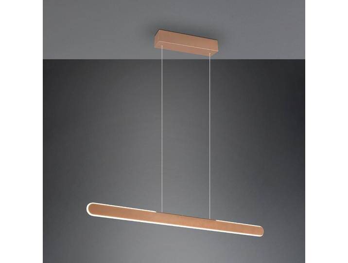 Trio Lighting LED-Hängelampe Helios, kaffee, höhenverstellbar, dimmbar CCT für Wohn & Esszimmer - Braun - Modern von Trio