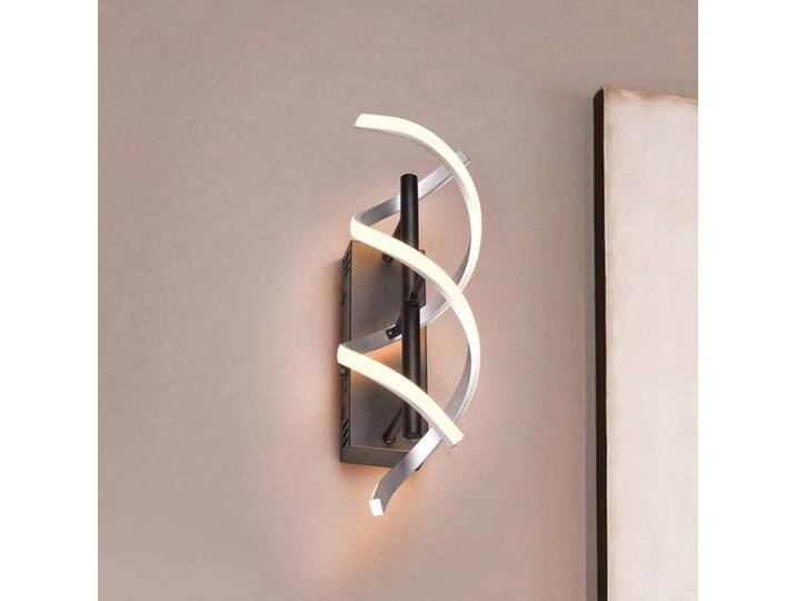 Trio Lighting Wandlampe Sequence, dimmbar, alu / grau / zink, für Wohn- / Esszimmer, Aluminium, Modern, LED Wandleuchte, Wandlampe Innen von Trio