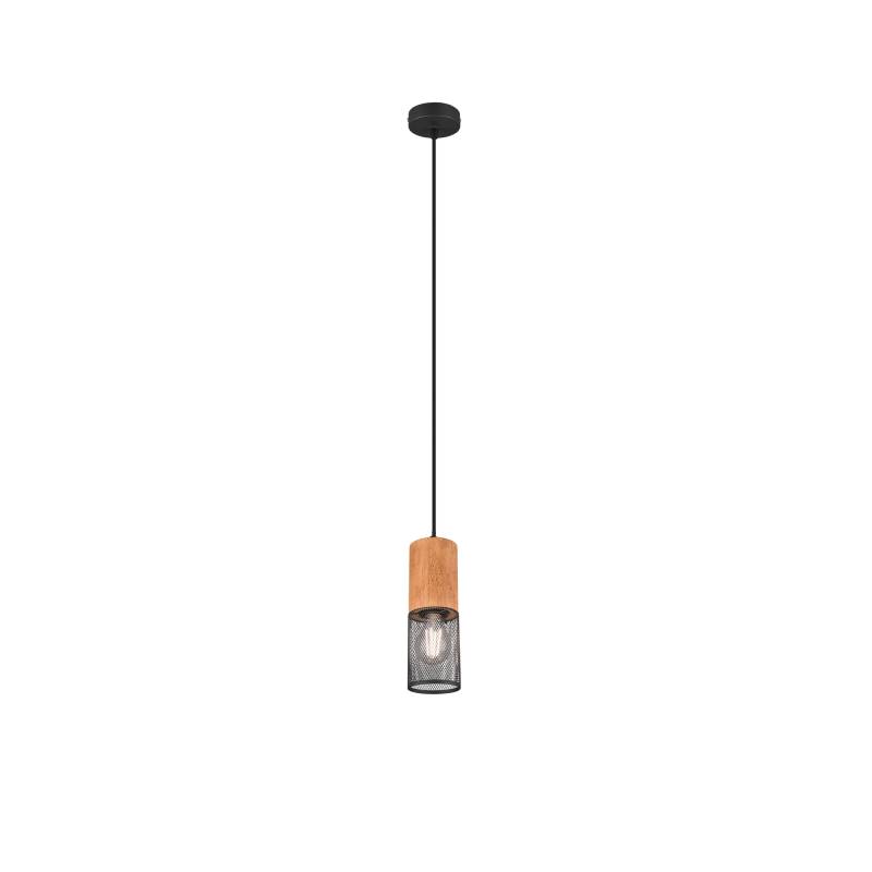 Reality Leuchten Pendelleuchte 'Tosh' schwarz Ø 8 cm 1-flammig von Reality Leuchten