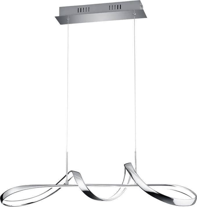 Trio Perugia Pendelleuchte Deckenleuchte Leuchte Lampe Wohnzimmerlampe Chrom655 B-Ware von Trio