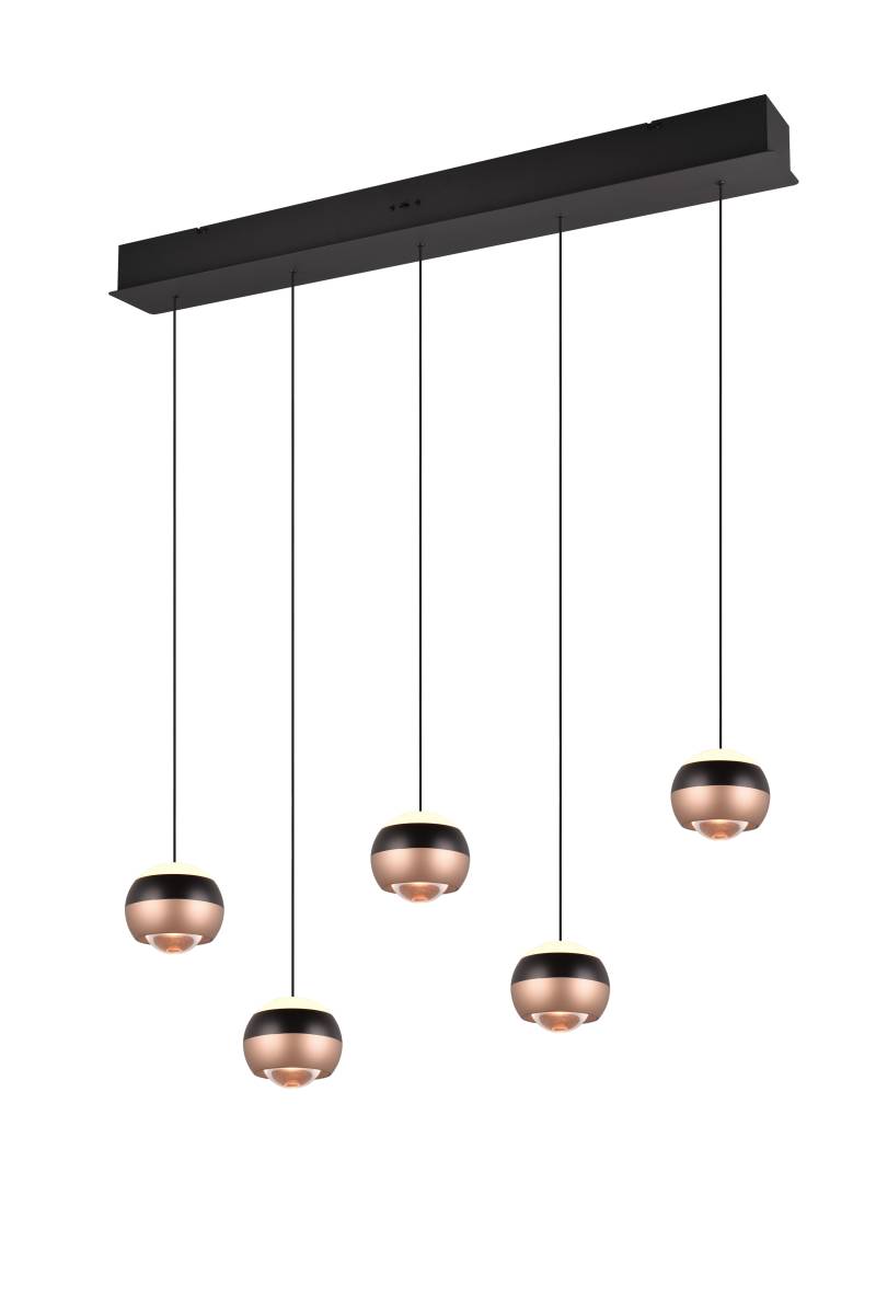 Trio Select LED-Pendelleuchte ORBIT 5-flammig in Farbe schwarz matt, Kunststoff weiß Trio Select LED-Pendelleuchte ORBIT 5-flammig in Farbe schwarz matt, Kunststoff weiß von Trio