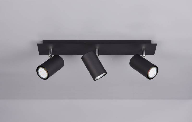 Trio Leuchten 3er Spot Marley GU10, schwarz matt von Trio