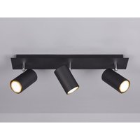 Trio Lighting - Deckenstrahler marley Metall Schwarz mit 3 GU10 Spots schwenkbar, Breite 48cm Trio Lighting - Deckenstrahler marley Metall Schwarz mit 3 GU10 Spots schwenkbar, Breite 48cm von TRIO LIGHTING