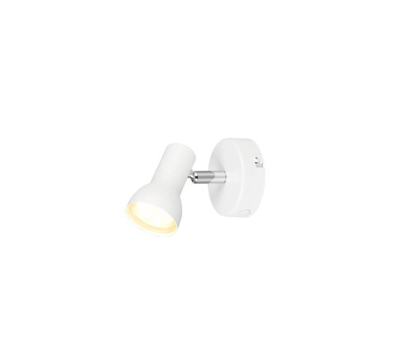 Trio Wandlampe 1er Spot Cantar weiß matt GU10 von Trio