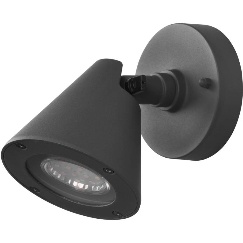 Trio Wandleuchte Kaveri 140 mm x 100 mm x 160 mm Anthrazit von Trio