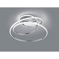 Led Deckenleuchte bologna Ringe Metall Chrom mit 3 Stufen Dimmer, ø 50cm Led Deckenleuchte bologna Ringe Metall Chrom mit 3 Stufen Dimmer, ø 50cm von Reality