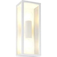 Wandleuchte Außenbereich Wandlampe Terrasse Aluminium weiß matt IP44 H 38 cm Wandleuchte Außenbereich Wandlampe Terrasse Aluminium weiß matt IP44 H 38 cm von Trio