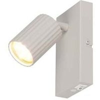 Wandleuchte Wandlampe Flurleuchte Schlafzimmerlampe Metall grau GU10 H 15 cm von Trio