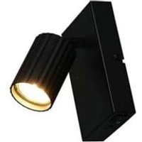 Wandleuchte Wandlampe Schlafzimmerleuchte Flurlampe Metall schwarz GU10 H 15 cm von Trio