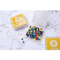 Map Pins 6 Color Mix - Rundkopf-Tacker Mit Edelstahlspitze Matte Oberfläche Marking 100 Stück Map Pins 6 Color Mix - Rundkopf-Tacker Mit Edelstahlspitze Matte Oberfläche Marking 100 Stück von TripMap