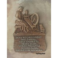 Vintage Holzschild Für Die Küche Rustikale Palästina Dekoration Vintage Holzschild Für Die Küche Rustikale Palästina Dekoration von TripVintageWorld