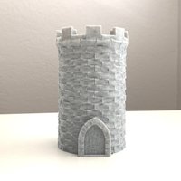 Hohes Schloss - Übertopf 3D-Gedruckt von TripleTangoCustoms