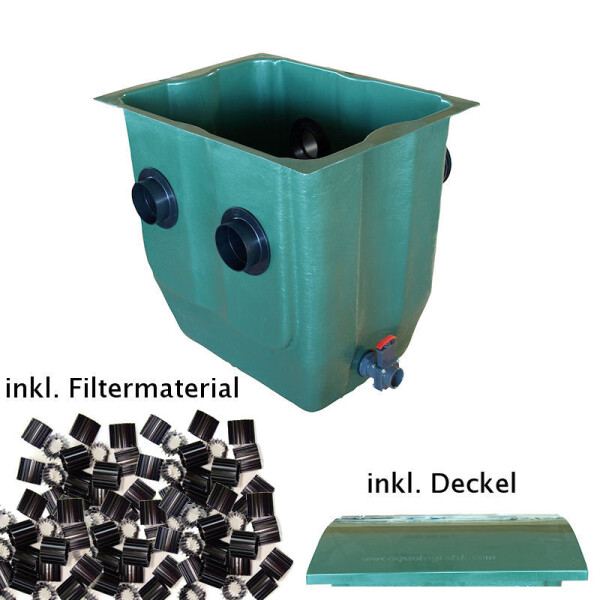 Tripond Teich Modulfilter grün kompl. m. Füllpaket Bioringe Tripond Teich Modulfilter grün kompl. m. Füllpaket Bioringe von Tripond