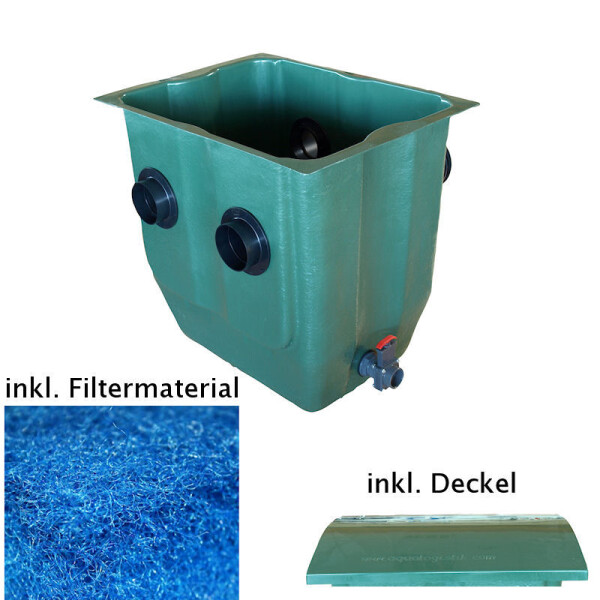 Tripond Teich Modulfilter grün kompl. mit Füllpaket Matten Tripond Teich Modulfilter grün kompl. mit Füllpaket Matten von Tripond