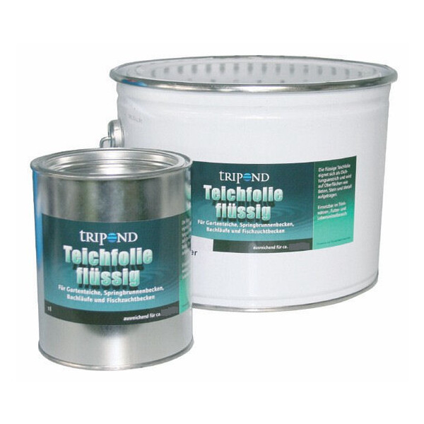 Tripond Teichfolie flüssig 30 Liter schwarz für ca. 45 m² Tripond Teichfolie flüssig 30 Liter schwarz für ca. 45 m² von Tripond