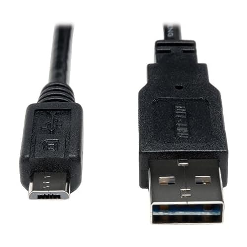 TRIPP Lite UR050-001-24G USB 2.0 umkehrbares Lade- und Synchronisationskabel (24 AWG A auf Micro B) von Tripp Lite