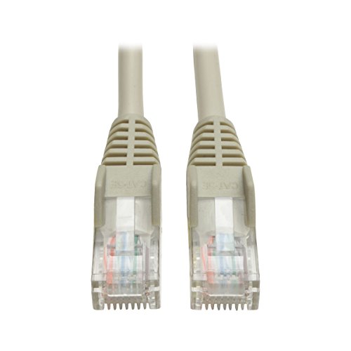 Tripp Lite Cat5e Patchkabel (RJ45 m/m), 350 MHz, Knickschutz, geformt, 1,5 m, Grau von Tripp Lite