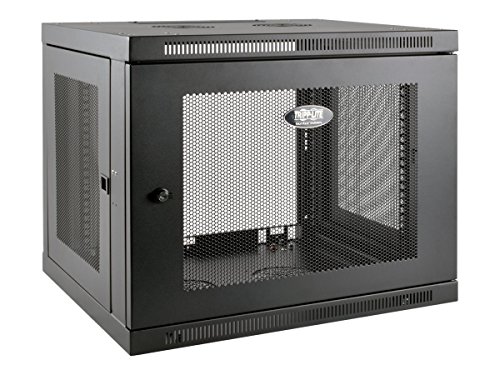 Tripp Lite by Eaton SmartRack 9U Mini-Wandgehäuse mit geringer Bautiefe für erweiterte Switch-Tiefe (Schwarz) (SRW9UDP) von Tripp Lite