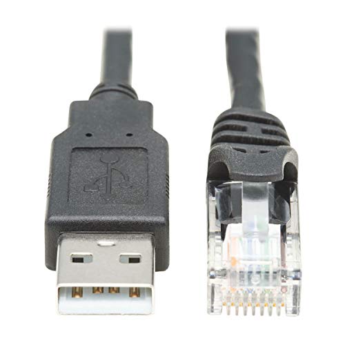 Tripp Lite U009-015-RJ45-X Konsolenkabel, USB-A auf RJ45, Cisco-kompatibel, M/4,6 m von Tripp Lite