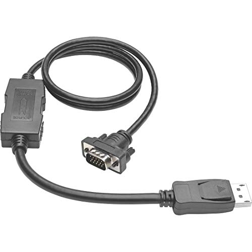 TrippLite by Eaton DisplayPort 1.2 auf VGA Aktives Adapterkabel (DP mit Verriegelung auf HD15 M/M), 0,9 m (3 ft.) von Tripp Lite