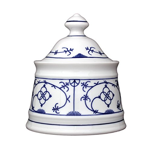 Eschenbach Porzellan Group Tallin Indischblau Zuckerdose 0,30 L, Porzellan, Indigoblau, 1 x 1 x 1 cm von Triptis
