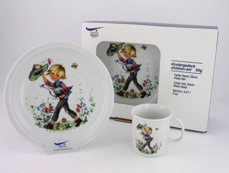 Triptis Kindergeschirr-Set Triptis Hans im Glück Kinderset 3tlg., 1 Personen, Porzellan von Triptis
