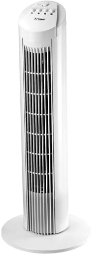 Trisa Electronics Turmventilator Fresh Air, Plastik, Weiss, 14 x 14 x 73.5 cm von Trisa Electronics