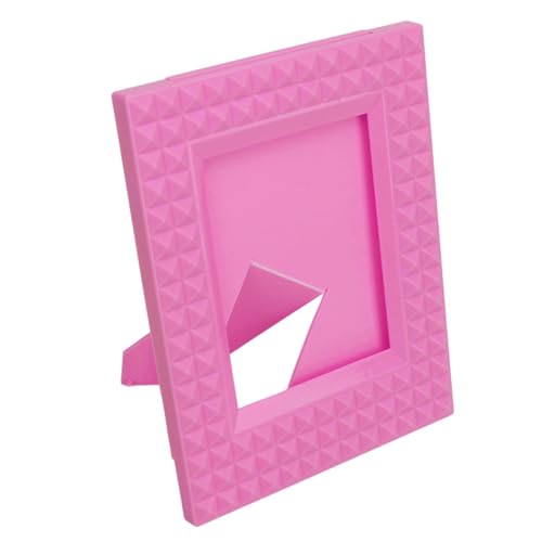 Trisar Sofort-Fotorahmen, Moderner, Wiederverwendbarer, Rechteckiger -Fotorahmen aus ABS für die Tischplatte (Rose PINK) von Trisar