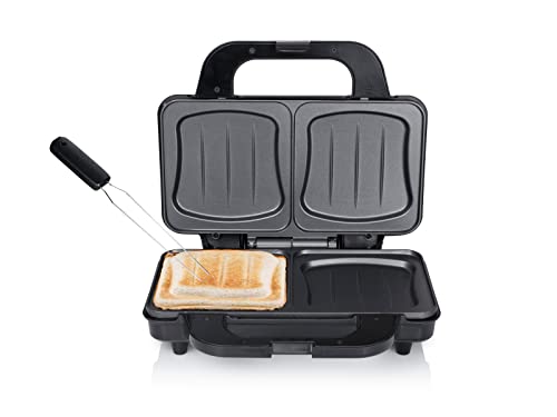 Sandwichmaker XXL Toaster für 2 große Sandwiches 22x12cm, 900Watt von Tristar
